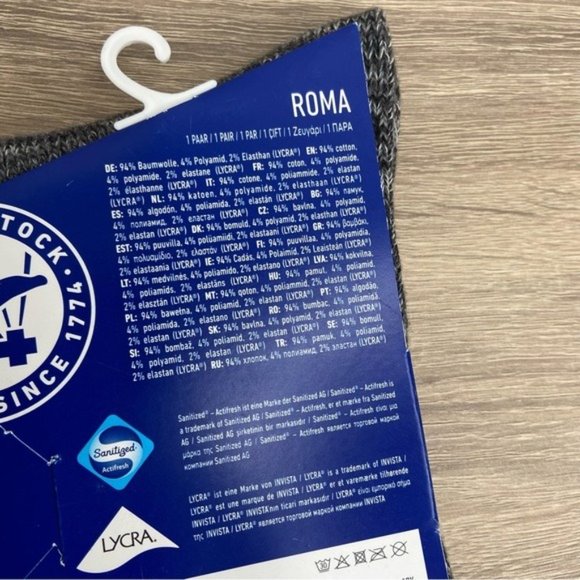 Birkenstock Black Roma Socks NWT - Picture 3 of 3